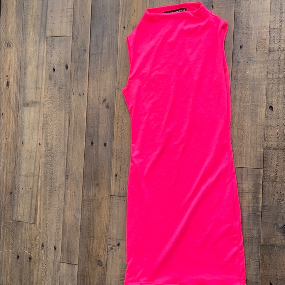 Mini pink dress